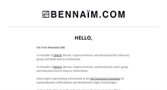 Desktop Screenshot of bennaim.com