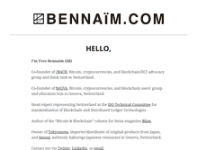 Tablet Screenshot of bennaim.com